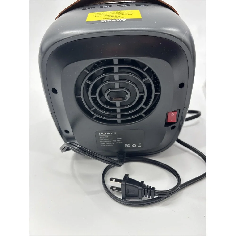 H2 Immersive Warm Air‎ Space Heater ~ Simulation Fire & White Noise New